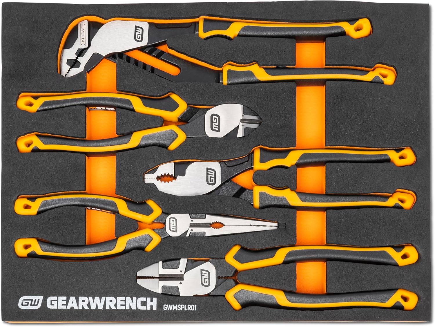 5 Piece PITBULL Cushion Grip Pliers Set
