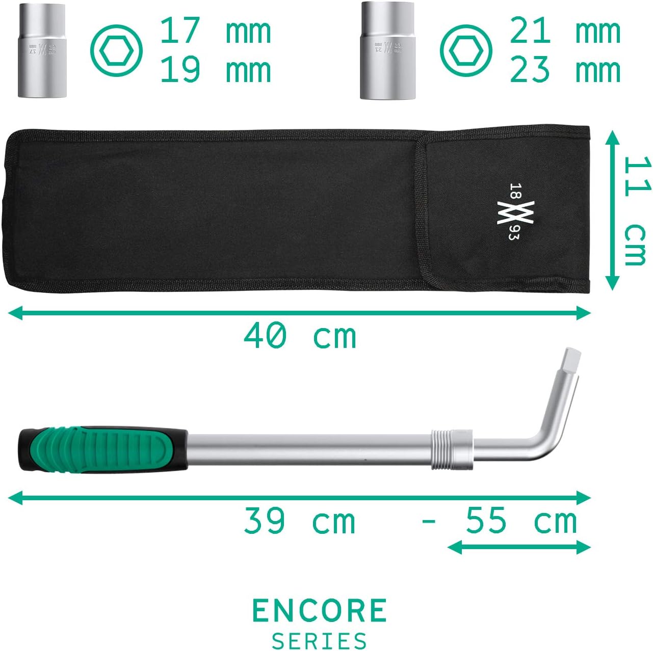 4Pcs 1/2”Tyre Wrench Set