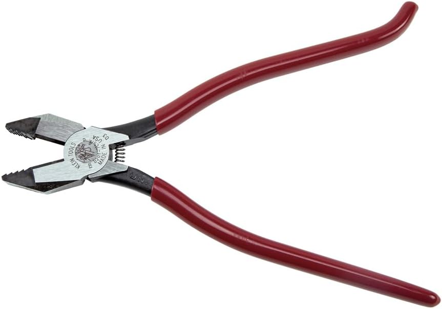 D201-7CSTA Linesman Pliers, Side Cutters with Spring  Loaded Action